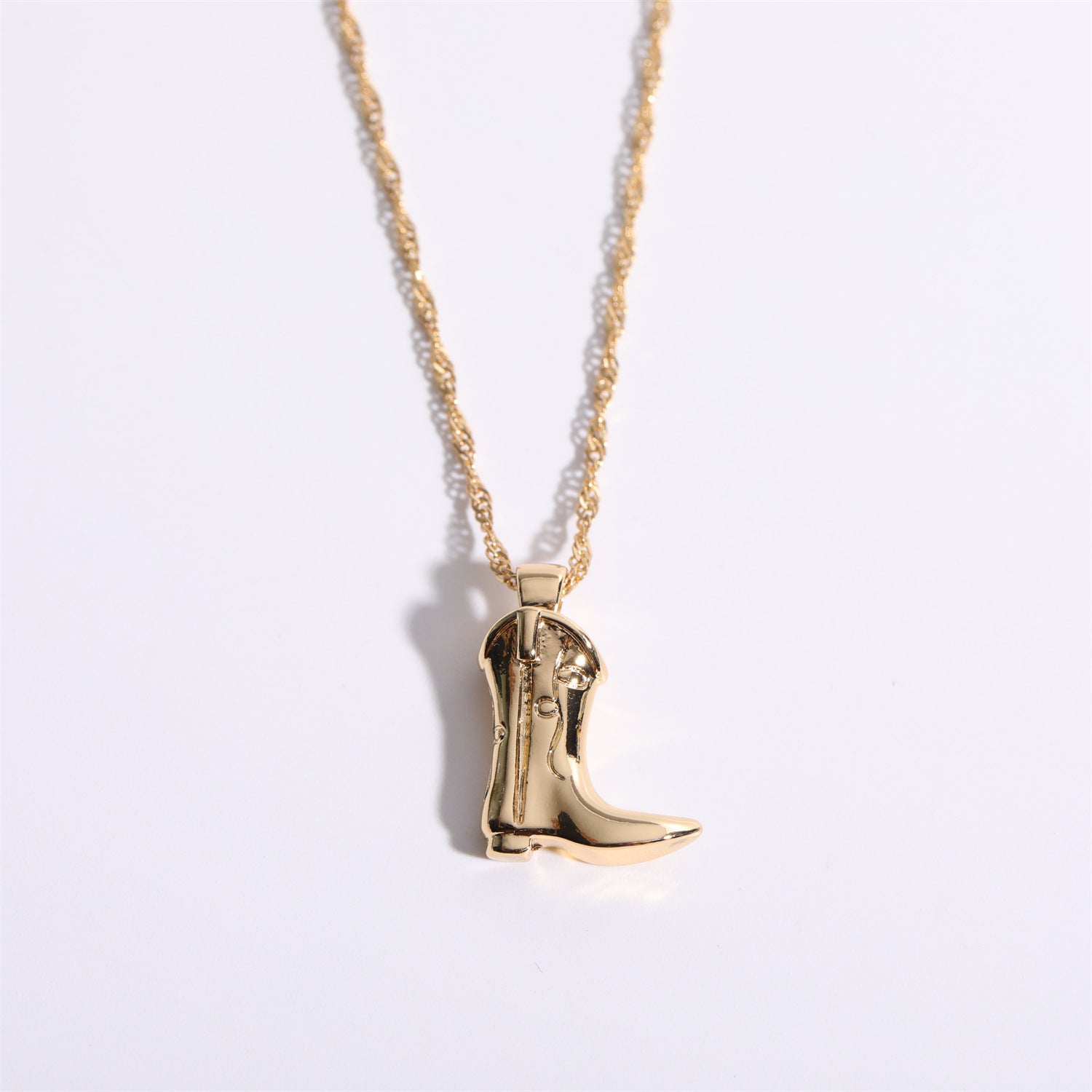 Wholesale Copper COWBOY BOOT Western Cowboy Boots Necklace